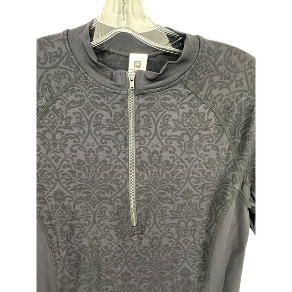 Fabletics Half Zip Patterned Womens Ivy Mini Dress Size S‎ Witchy Goth Grunge - Picture 2 of 8
